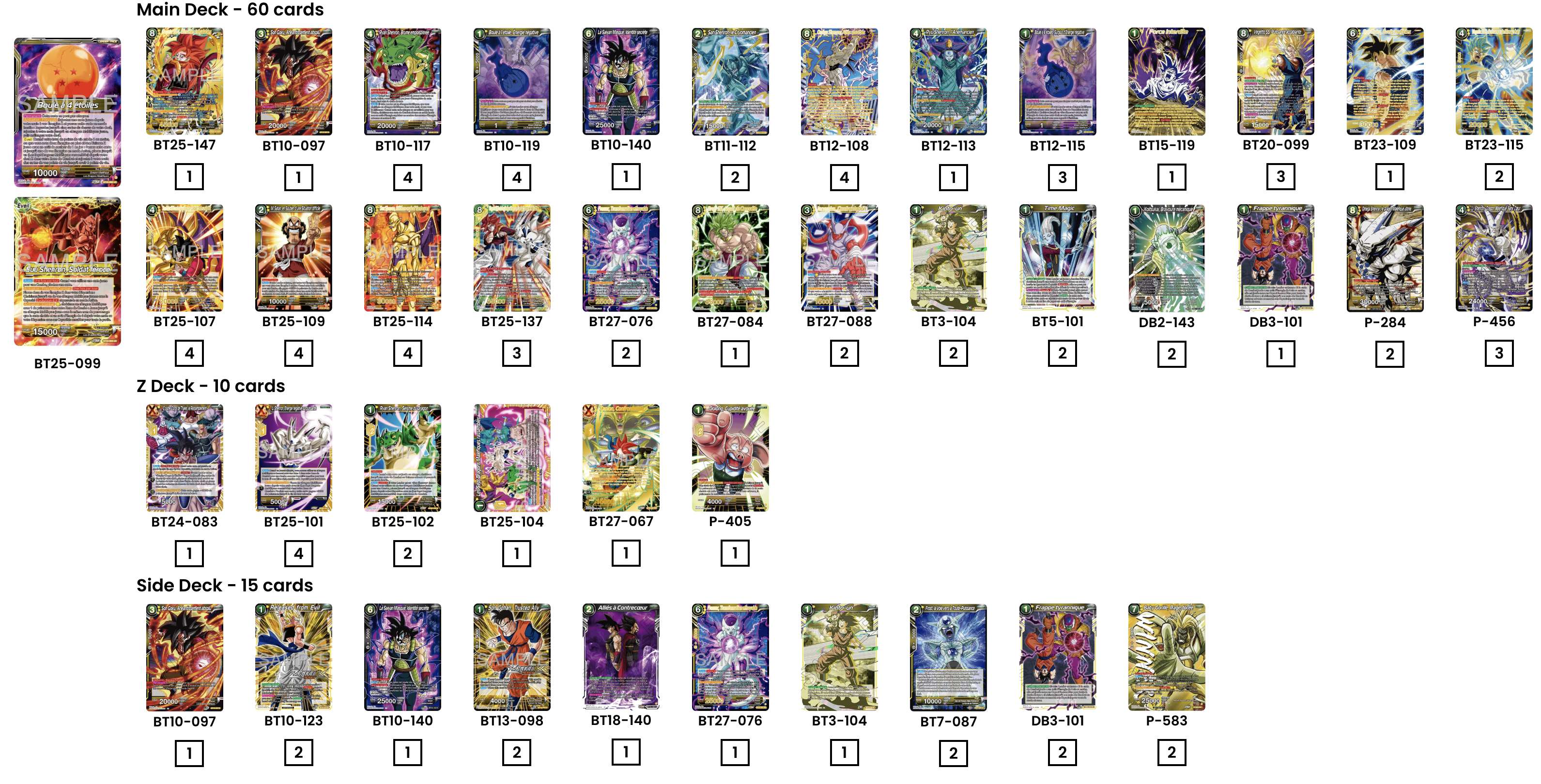 Decklist de Reikio