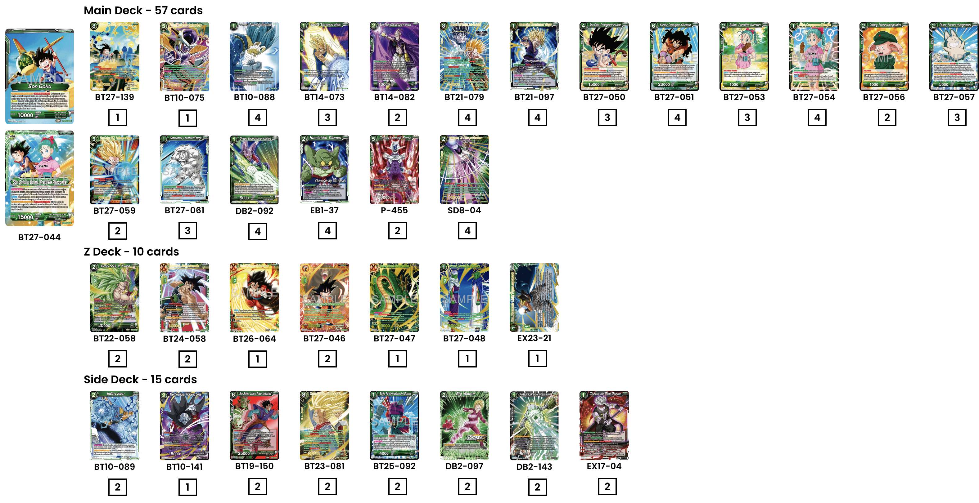 Decklist image · Redninja