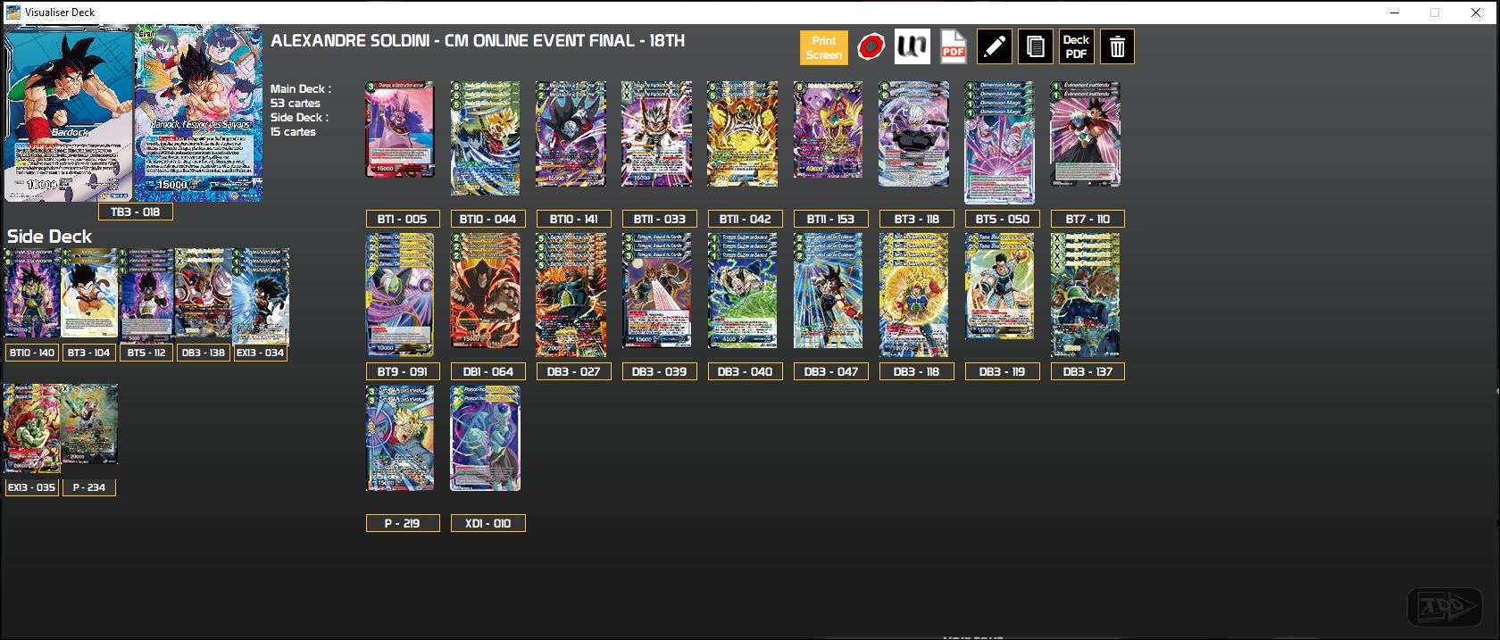 Decklist image · Alexandre Soldini