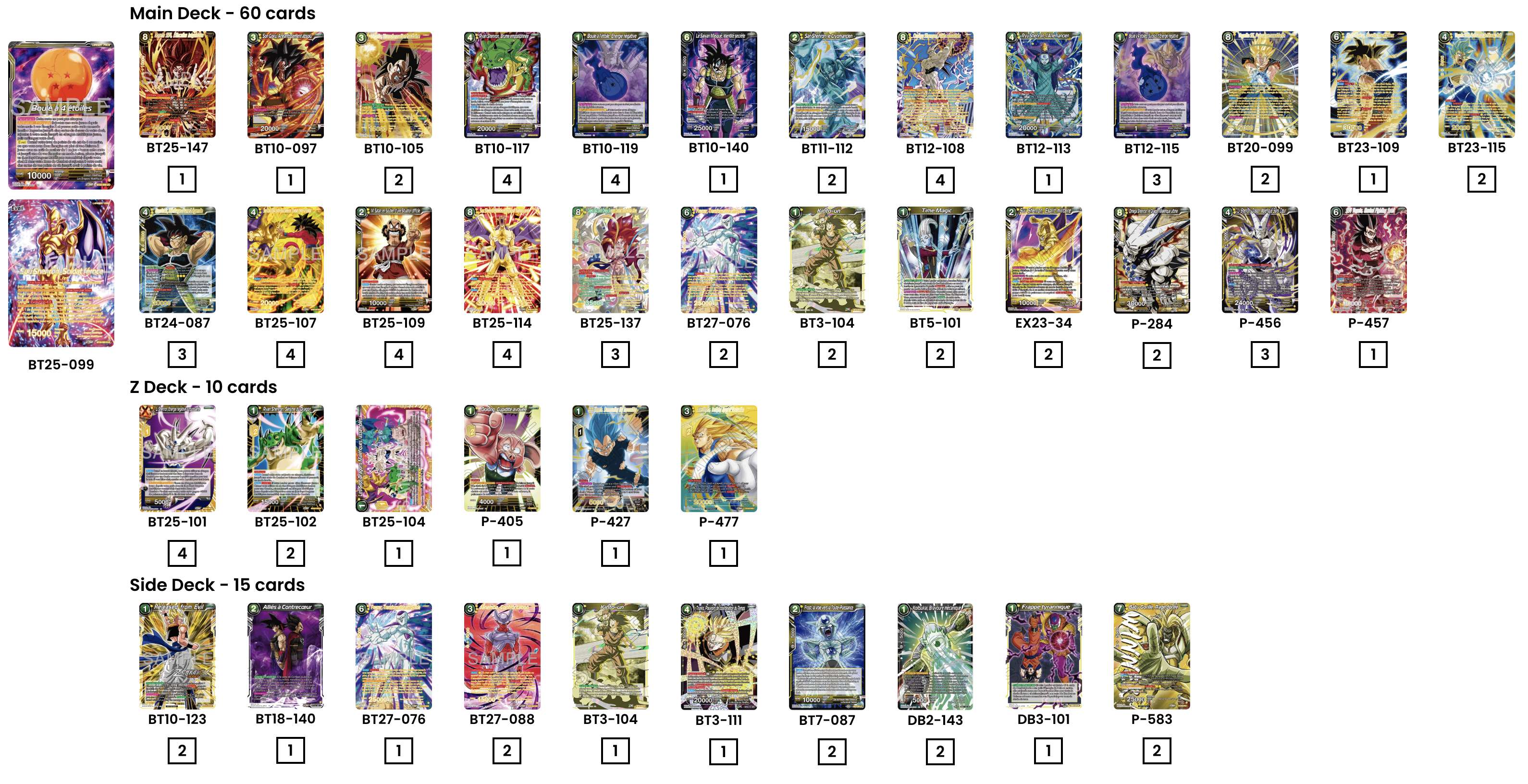 Decklist de Meditate