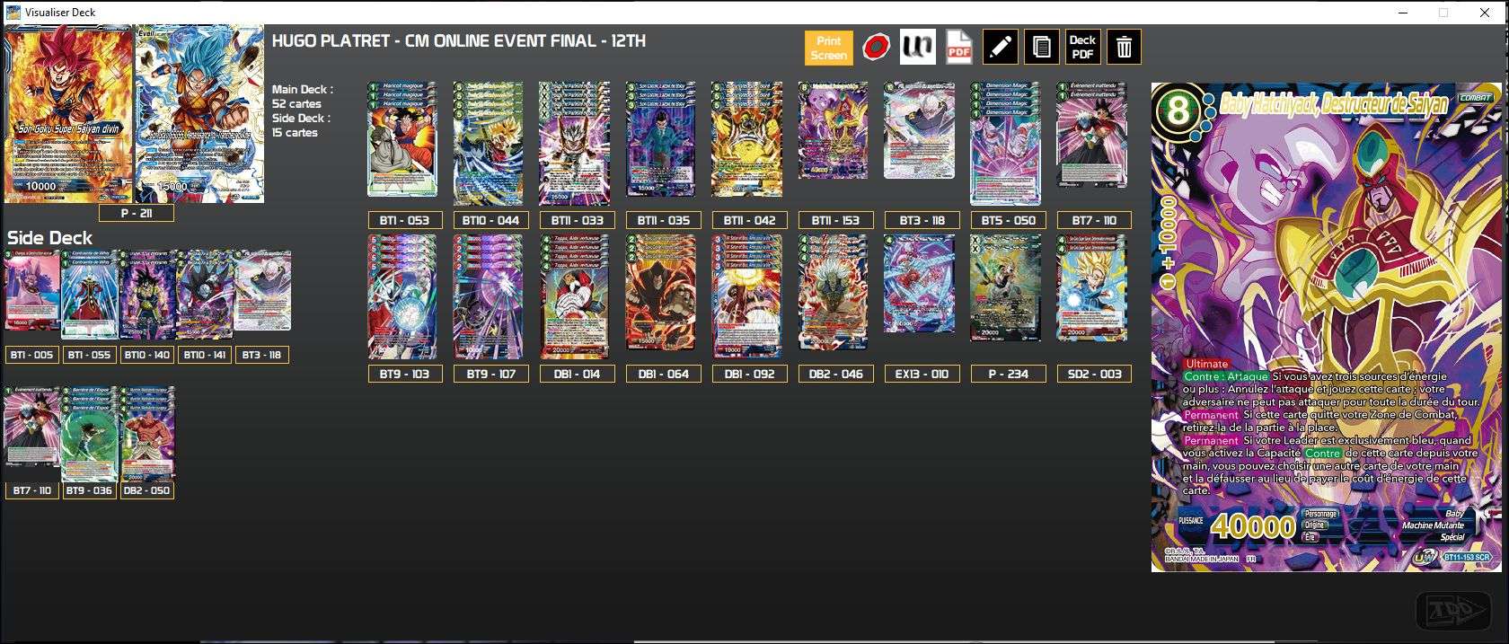 Decklist image · Hugo Platret