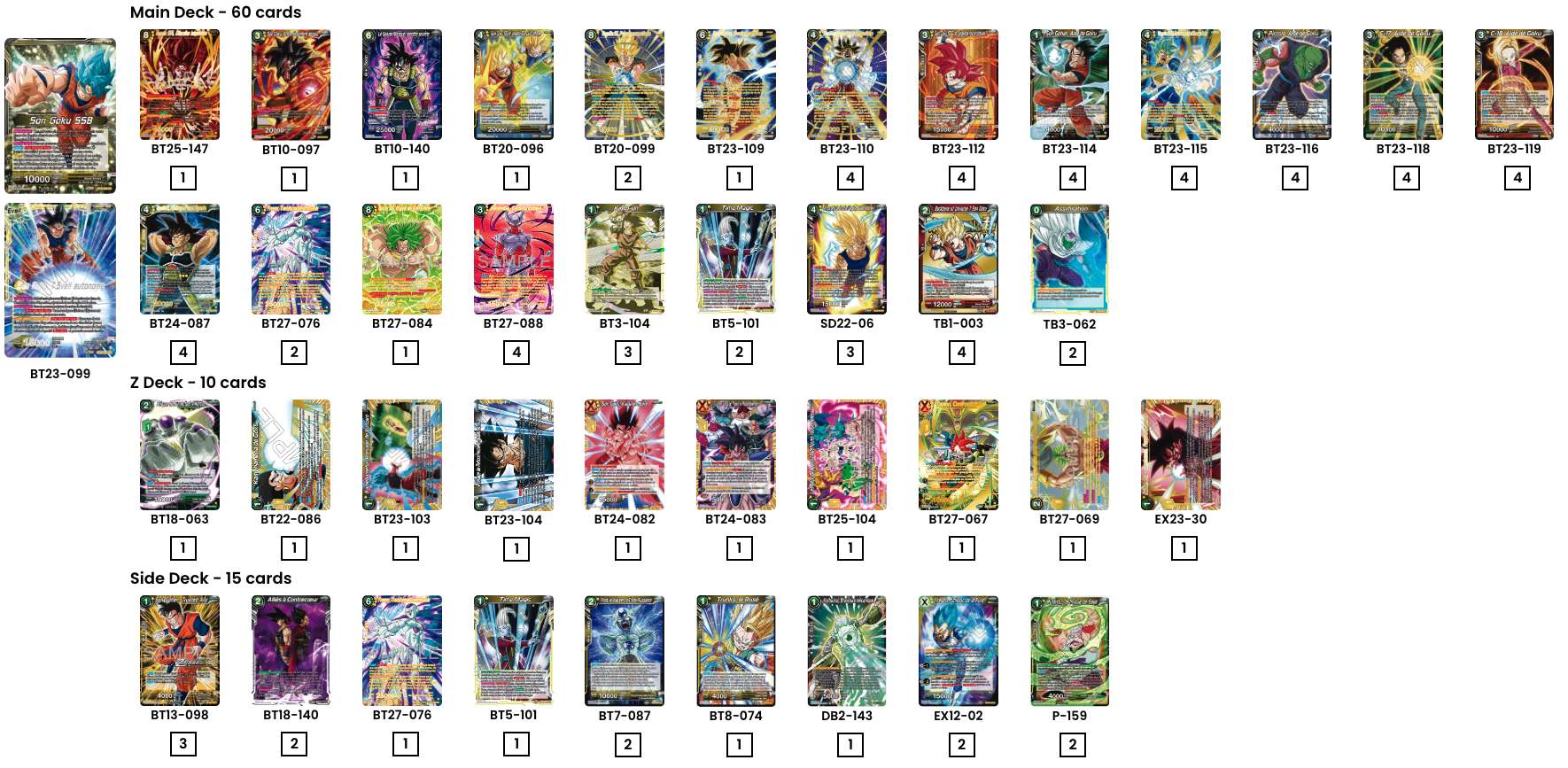 Decklist de Lelouch