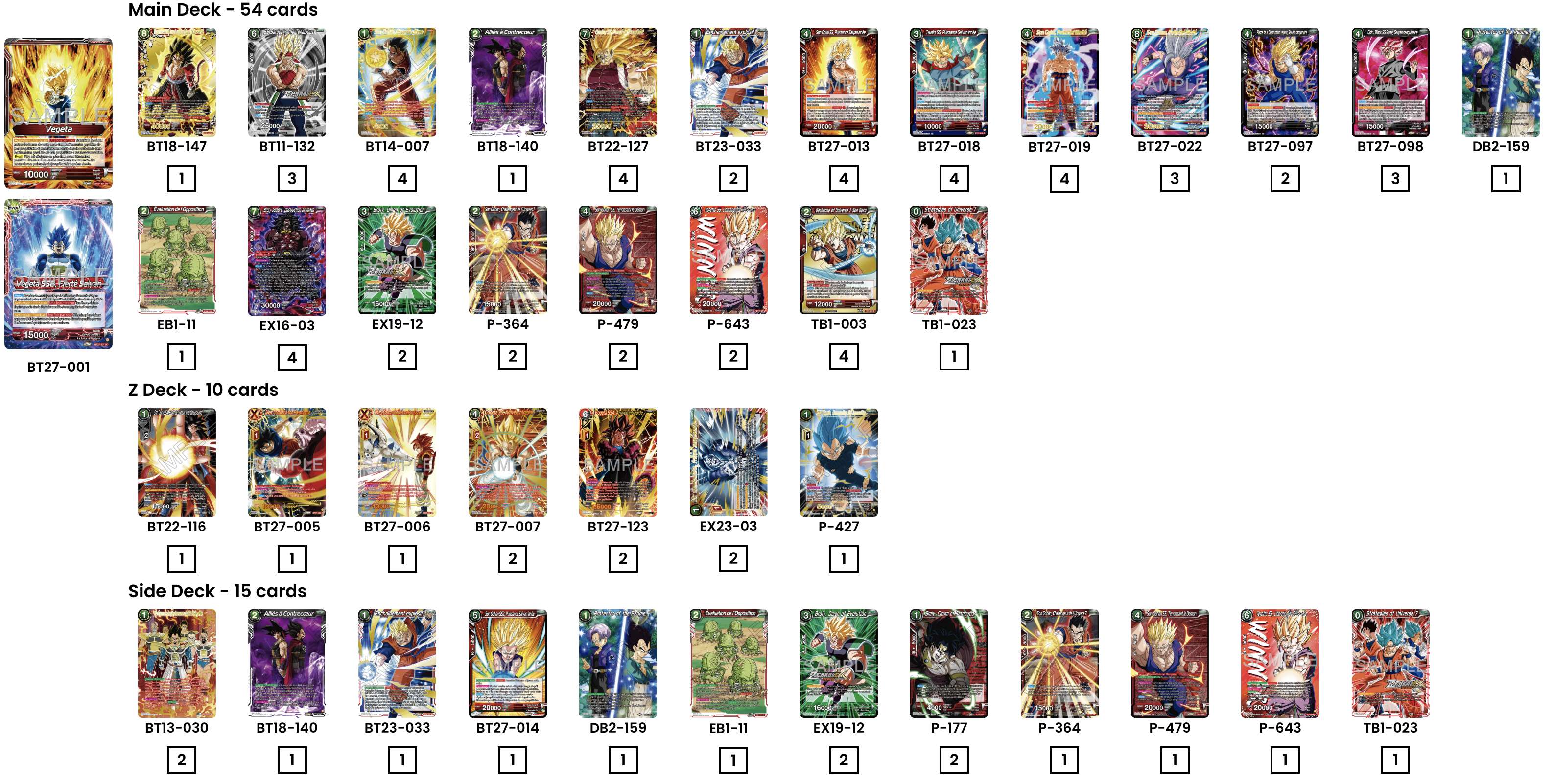 Decklist de Antonio Matamoros Gomez