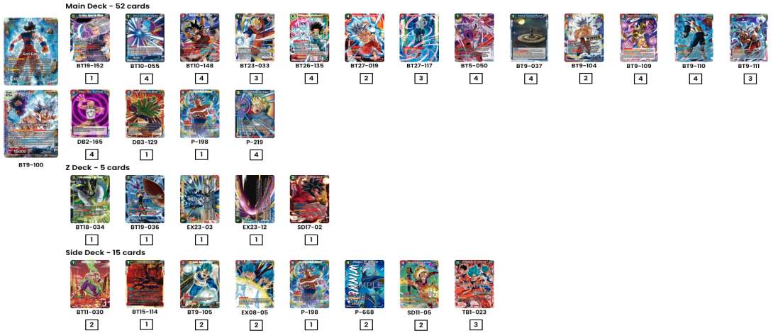 Decklist de Markus Aurelius