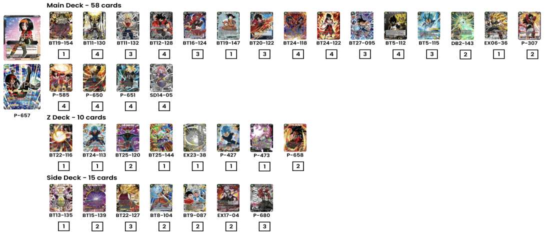 Decklist de Will vega