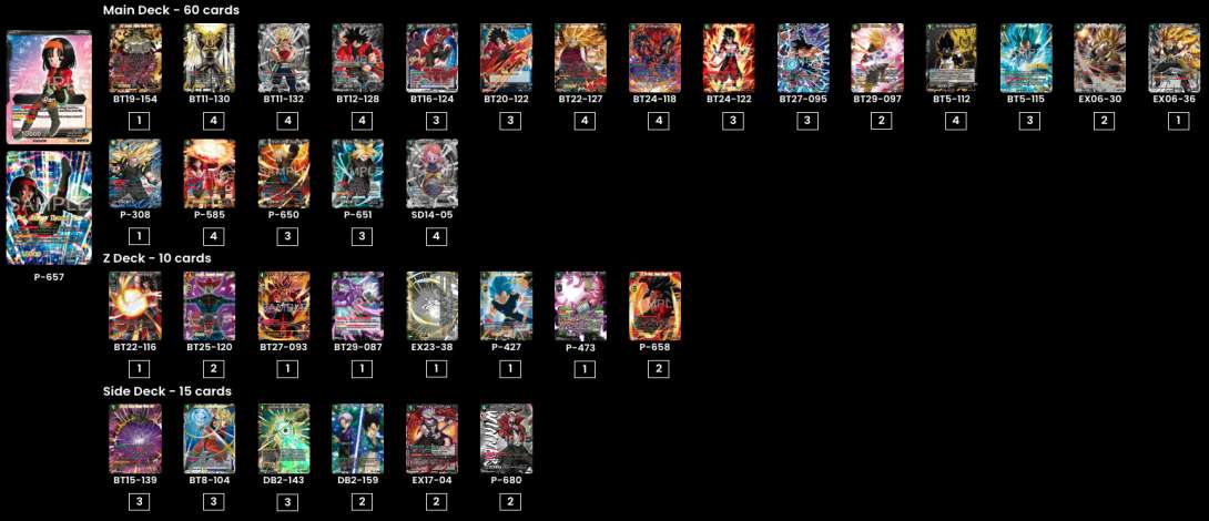 Decklist de Jonathan Tissier