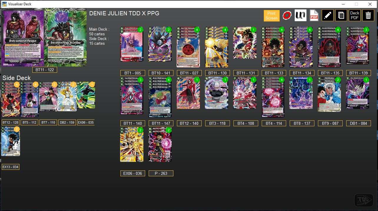 Decklist image · Julien Denié