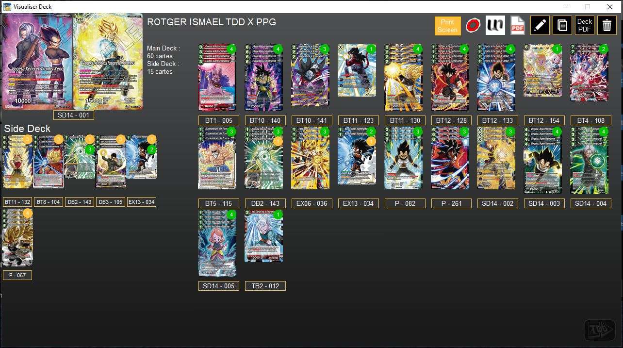 Decklist image · Ismael Rotger