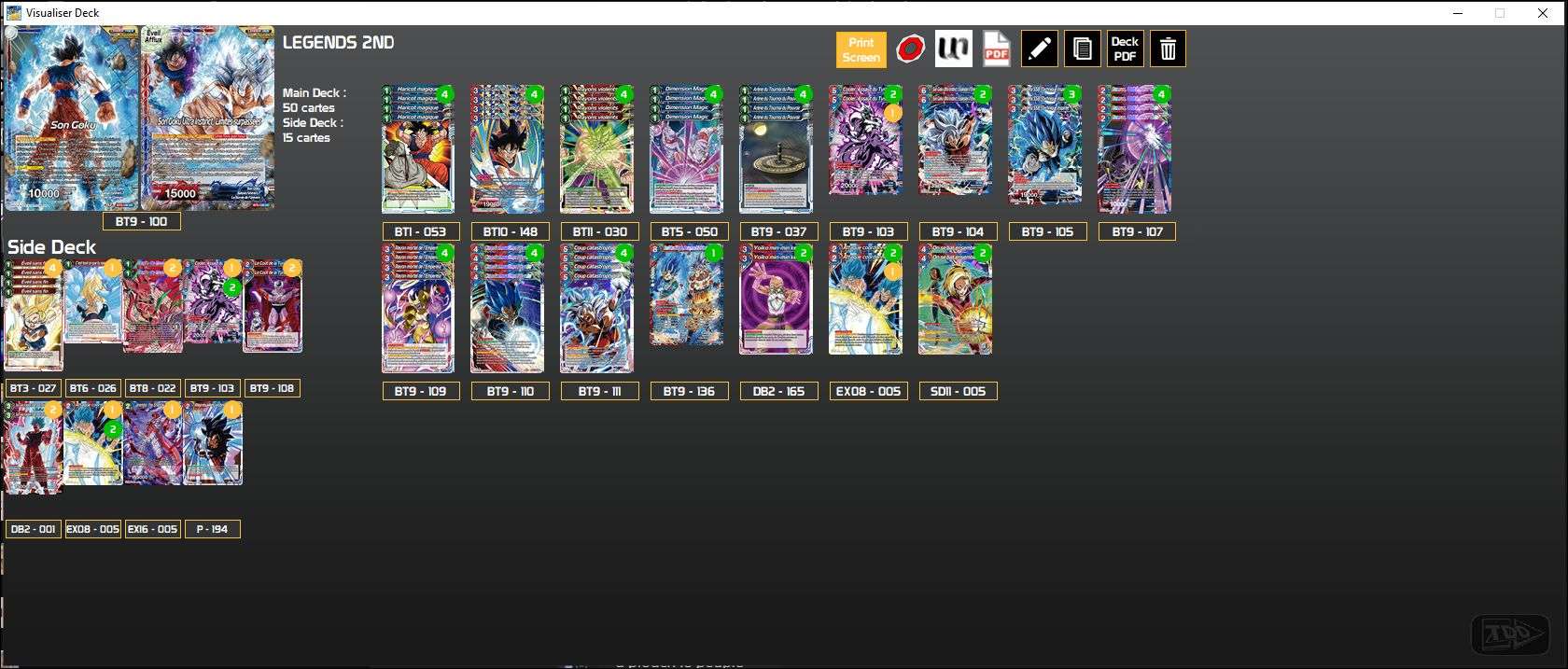 Decklist de Michael Kerrick