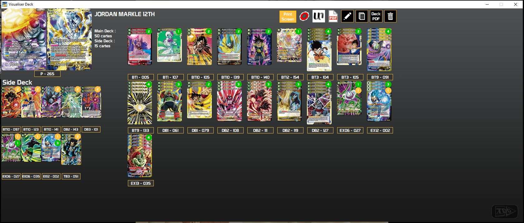 Decklist image · Jordan Markle