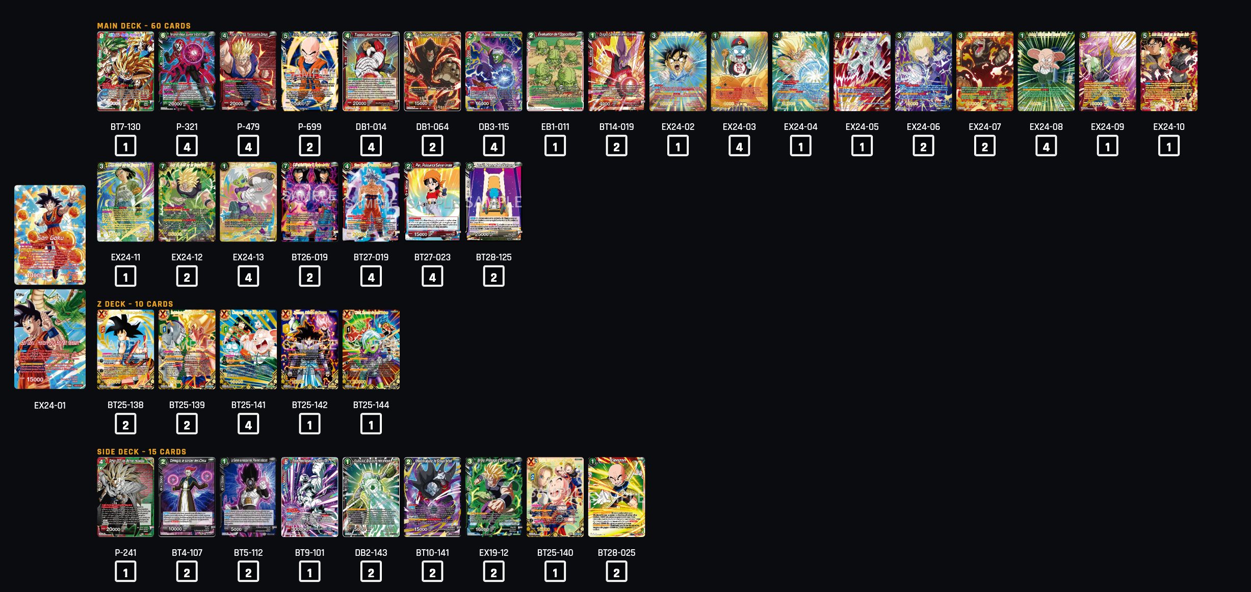 Decklist de Beanvia