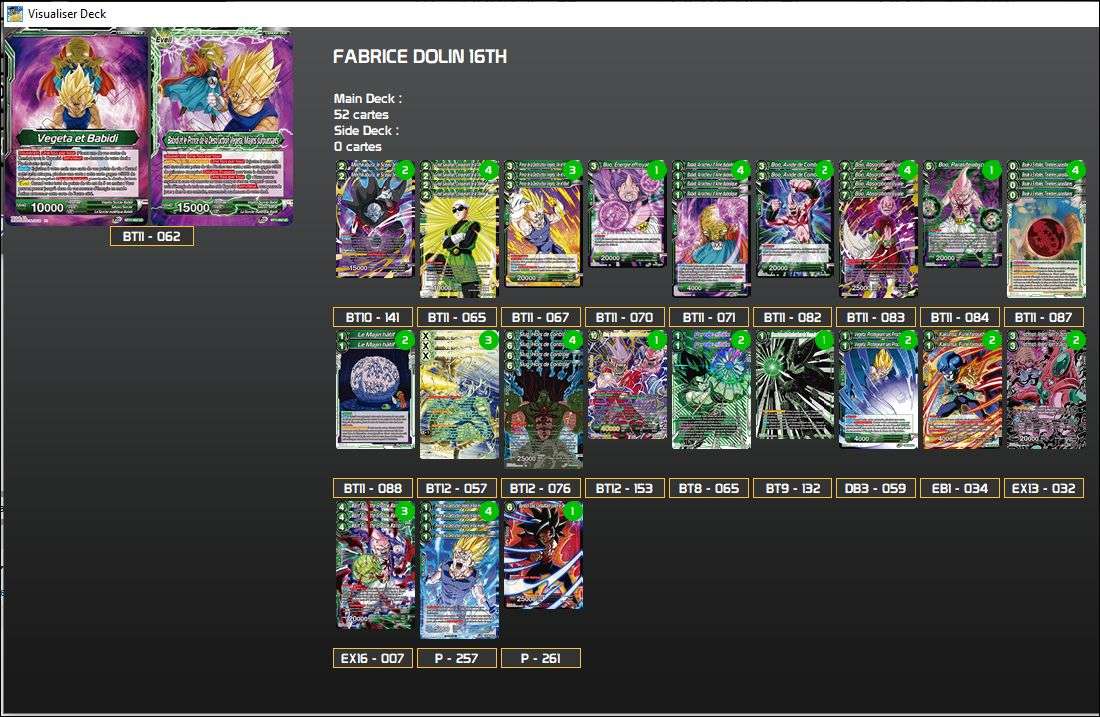 Decklist image · Fabrice Dolin