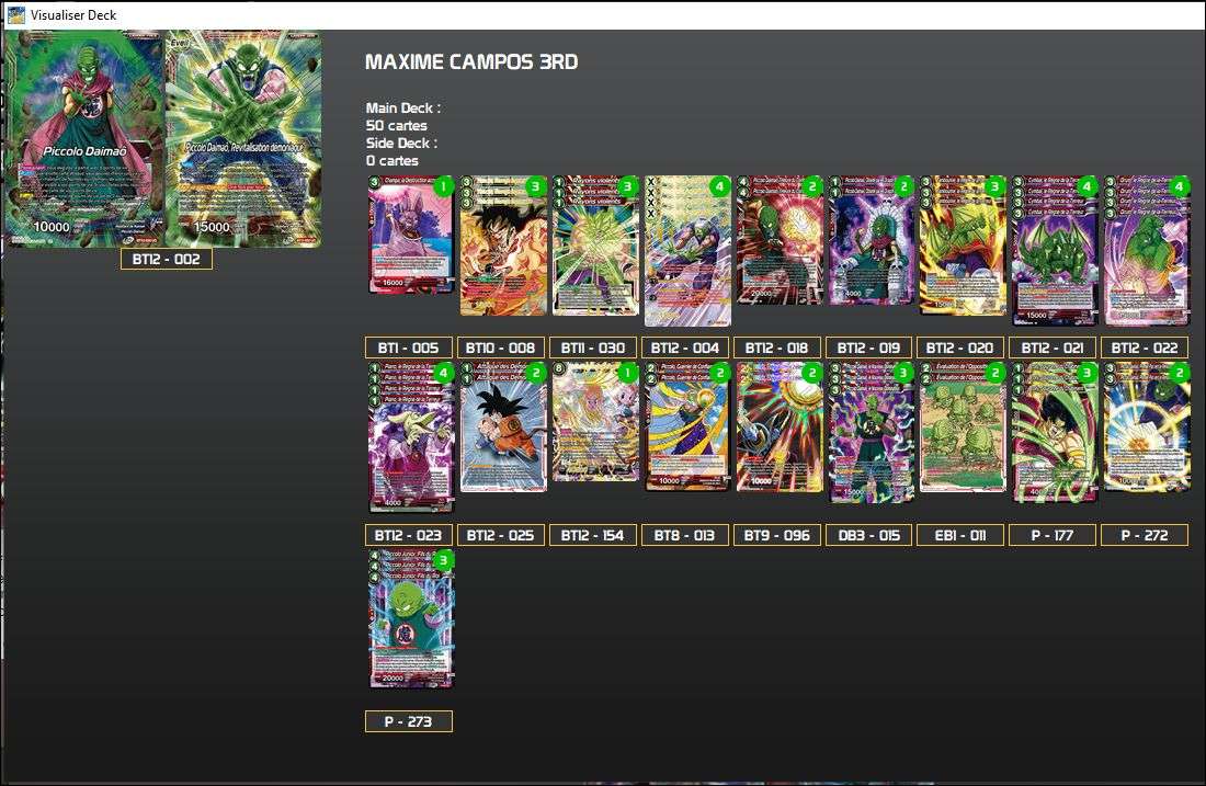 Decklist image · Maxime Campos