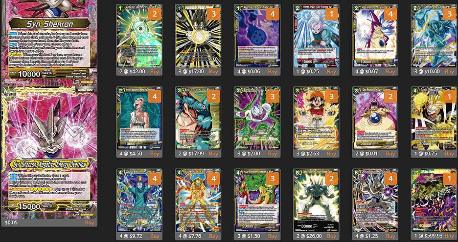 Decklist de David Fujimura