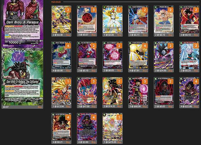 Decklist de Filipe Soares