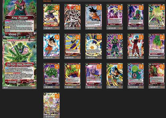 Decklist de William Lawson