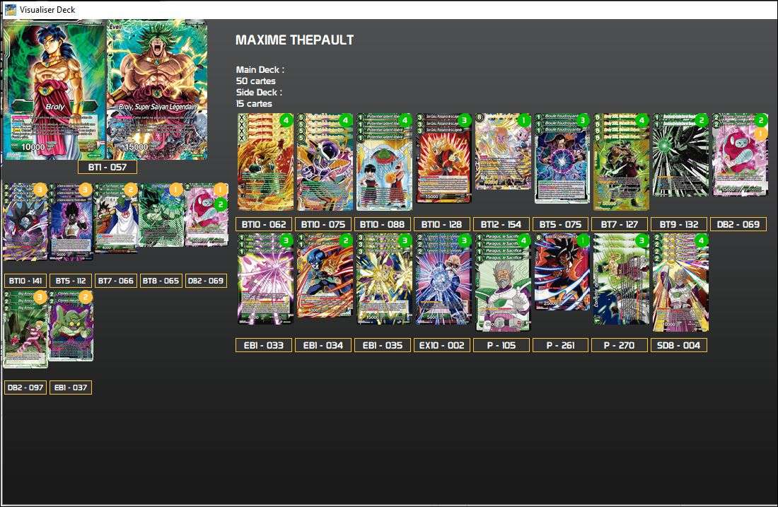 Decklist image · Maxime Thepault