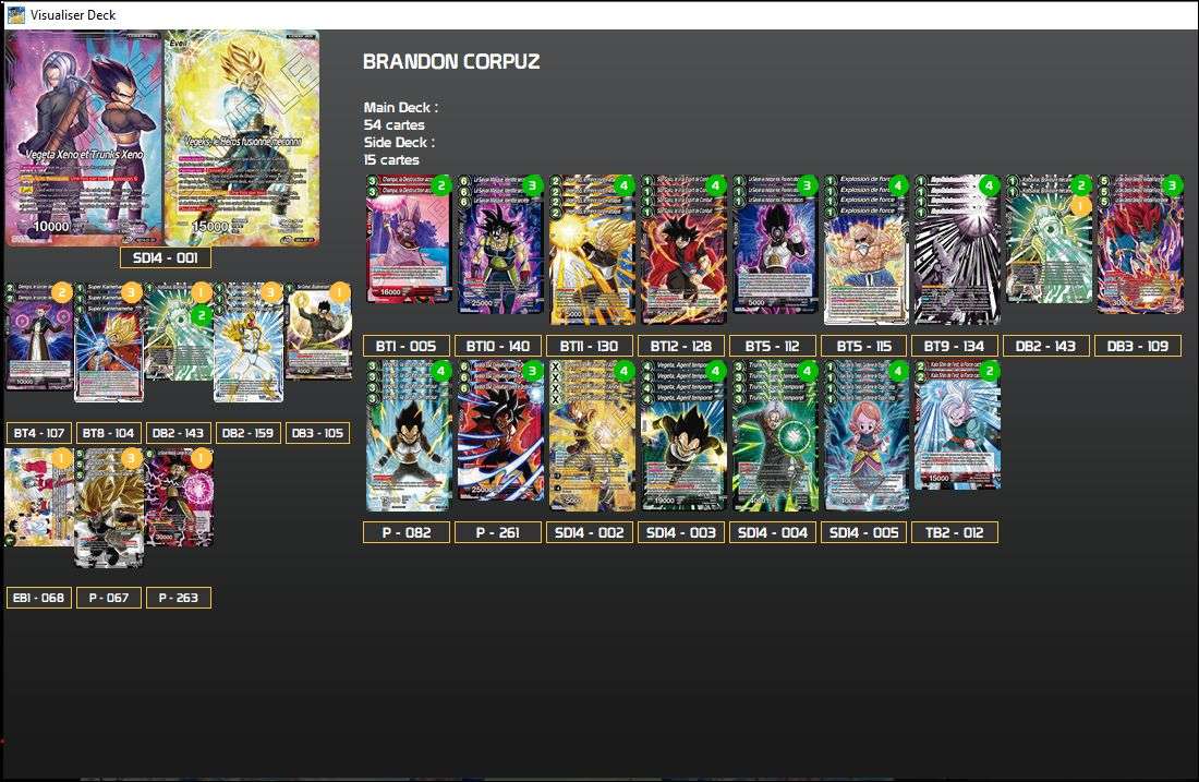 Decklist image · Brandon Corpuz