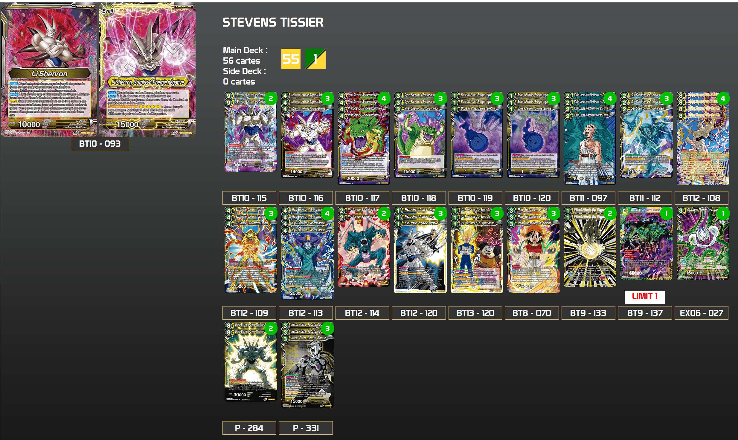 Decklist image · Stevens Tissier