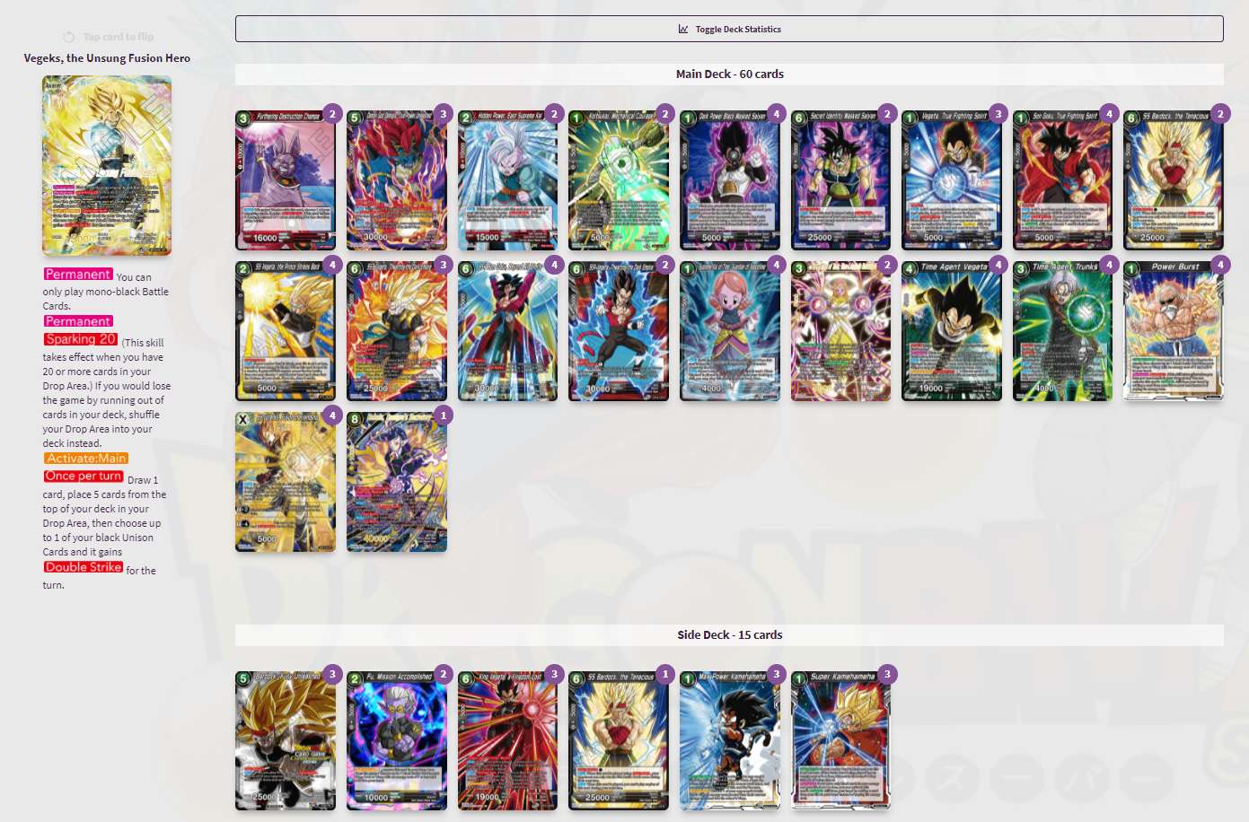 Decklist image · Jacopo Toro