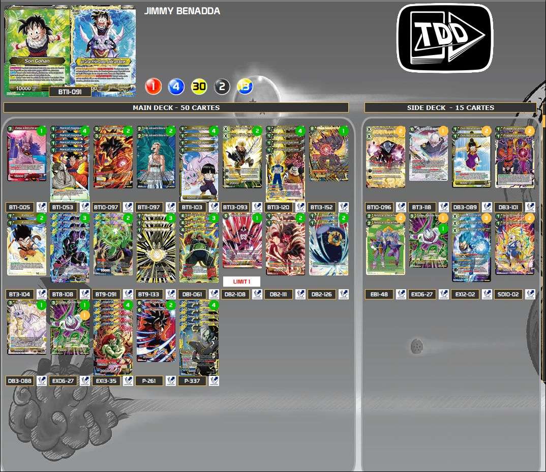 Decklist de Jimmy Benadda