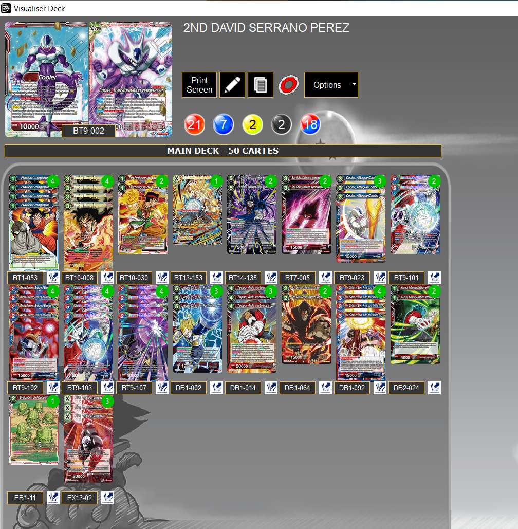 Decklist image · David Serrano Perez