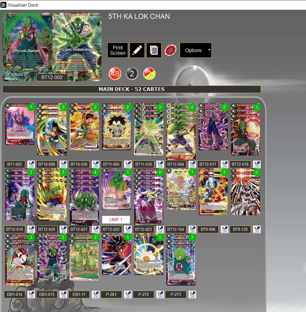 Decklist image · Ka Lok Chan