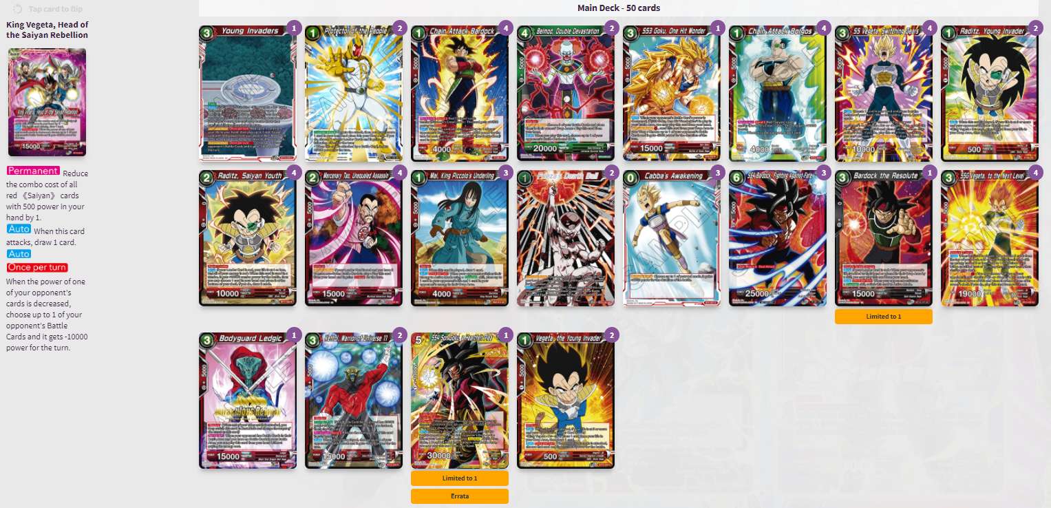 Decklist de Robert Rietze