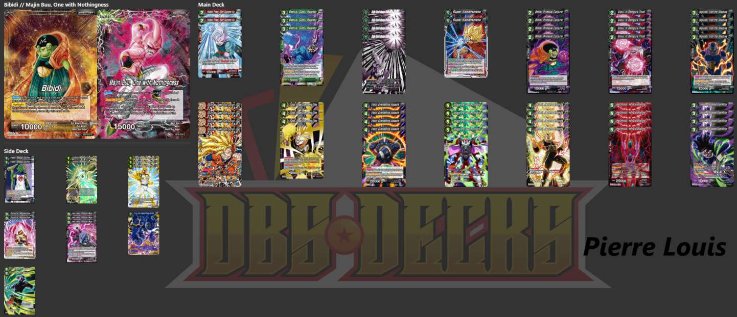 Decklist image · Pierre Louis