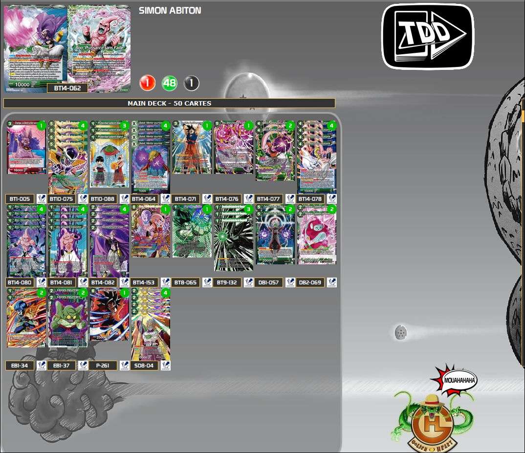 Decklist de Simon Abiton