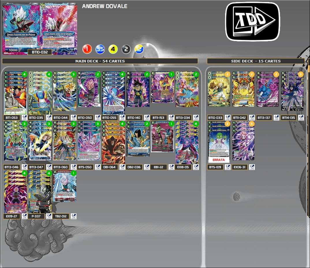 Decklist image · Andrew Dovale