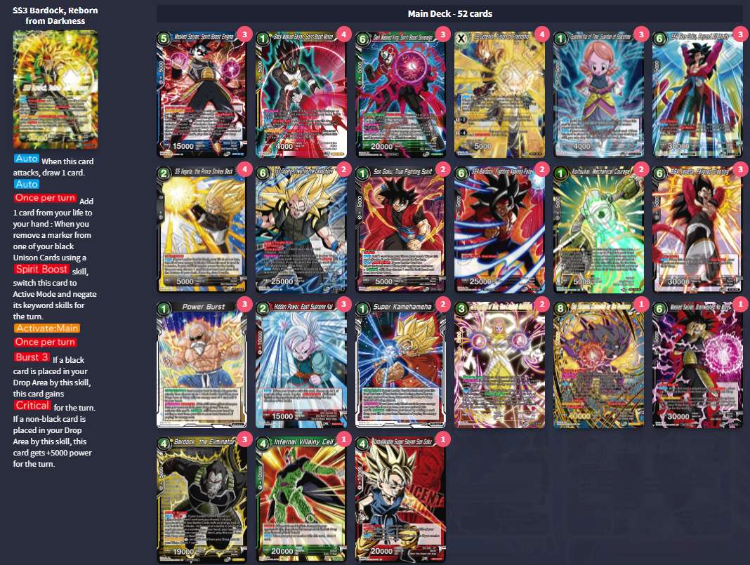 Decklist image · Erik Moyano Molina