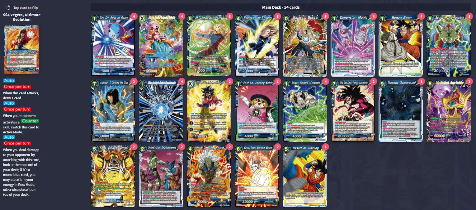 Decklist image · Josue Zuniga