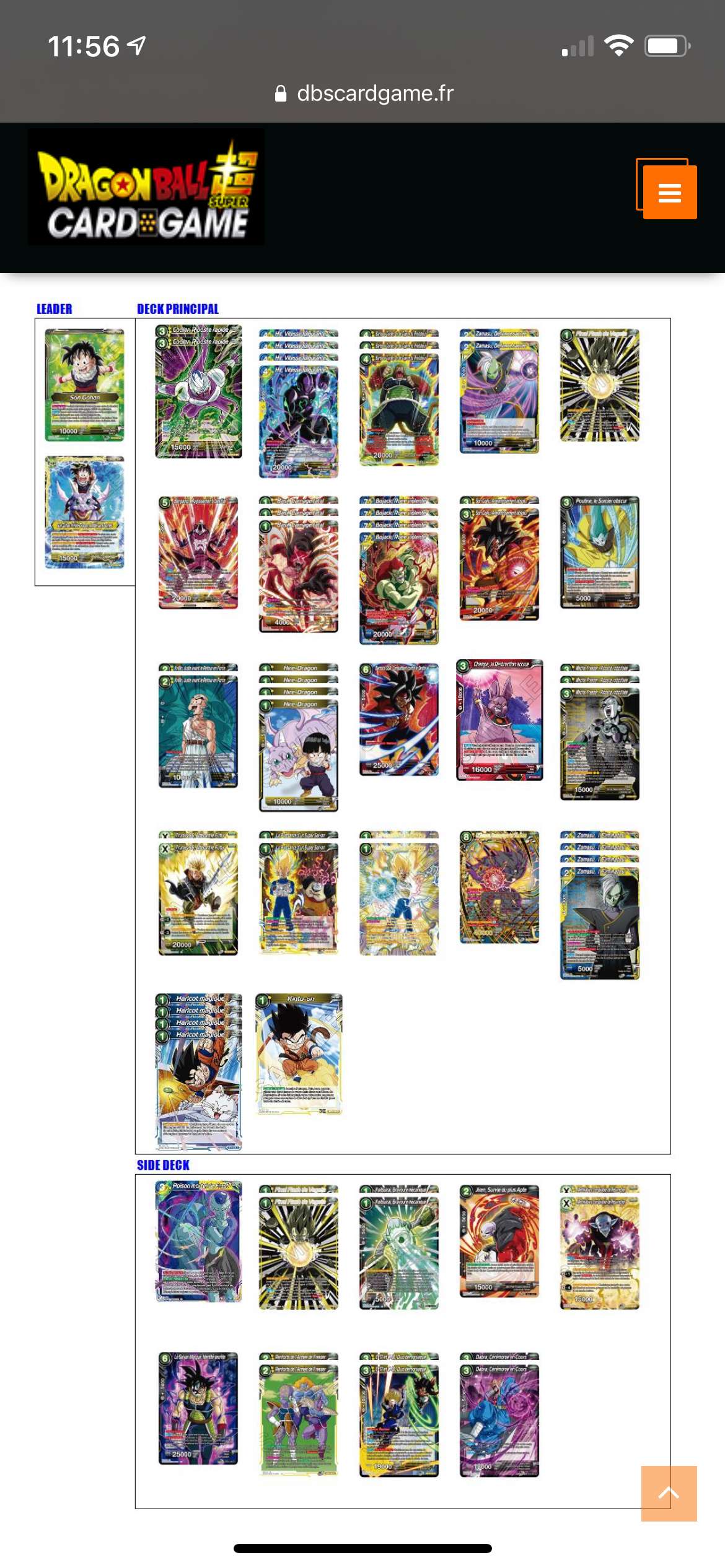 Decklist de Cyril Clet