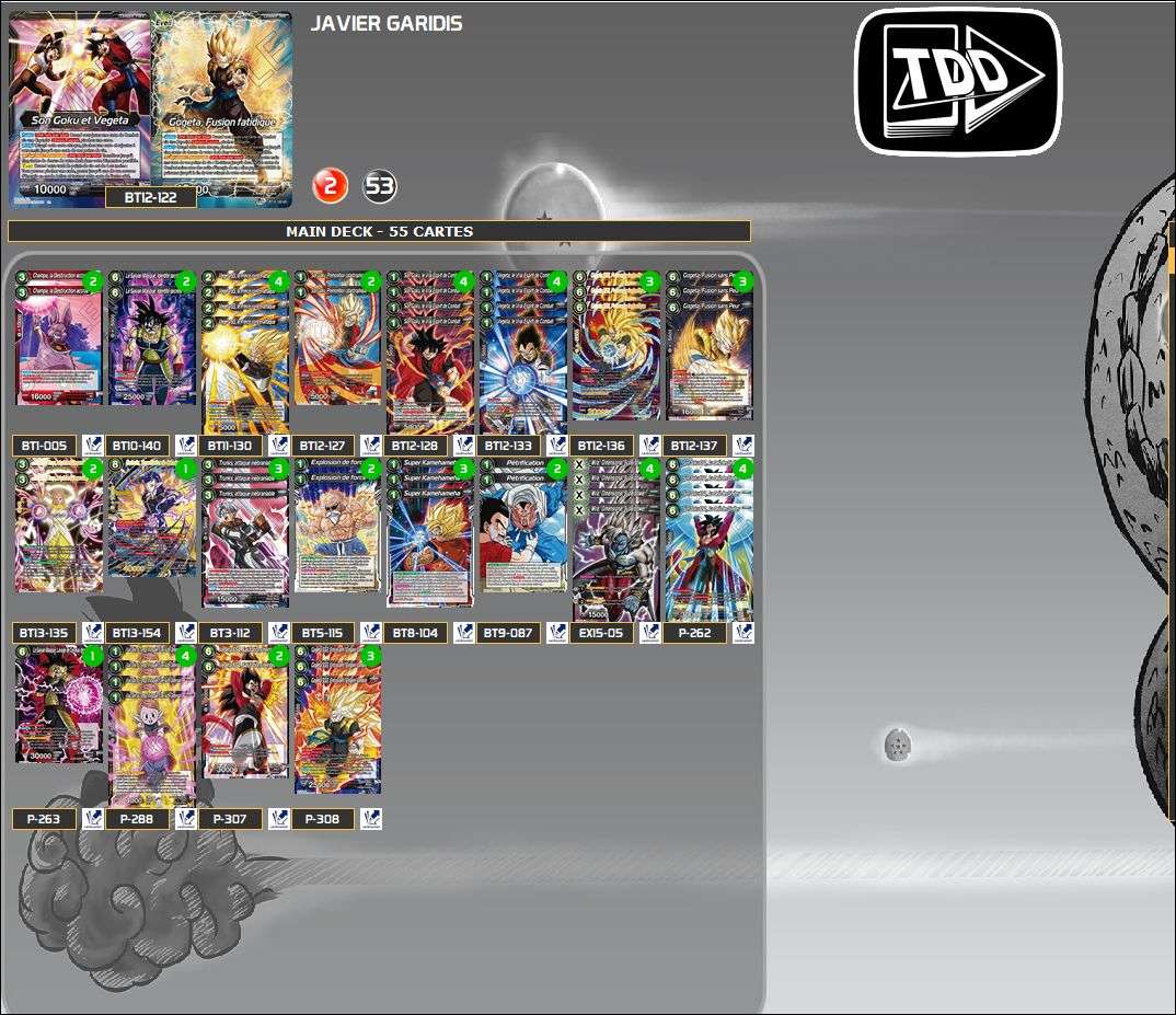 Decklist de Javier Garidis