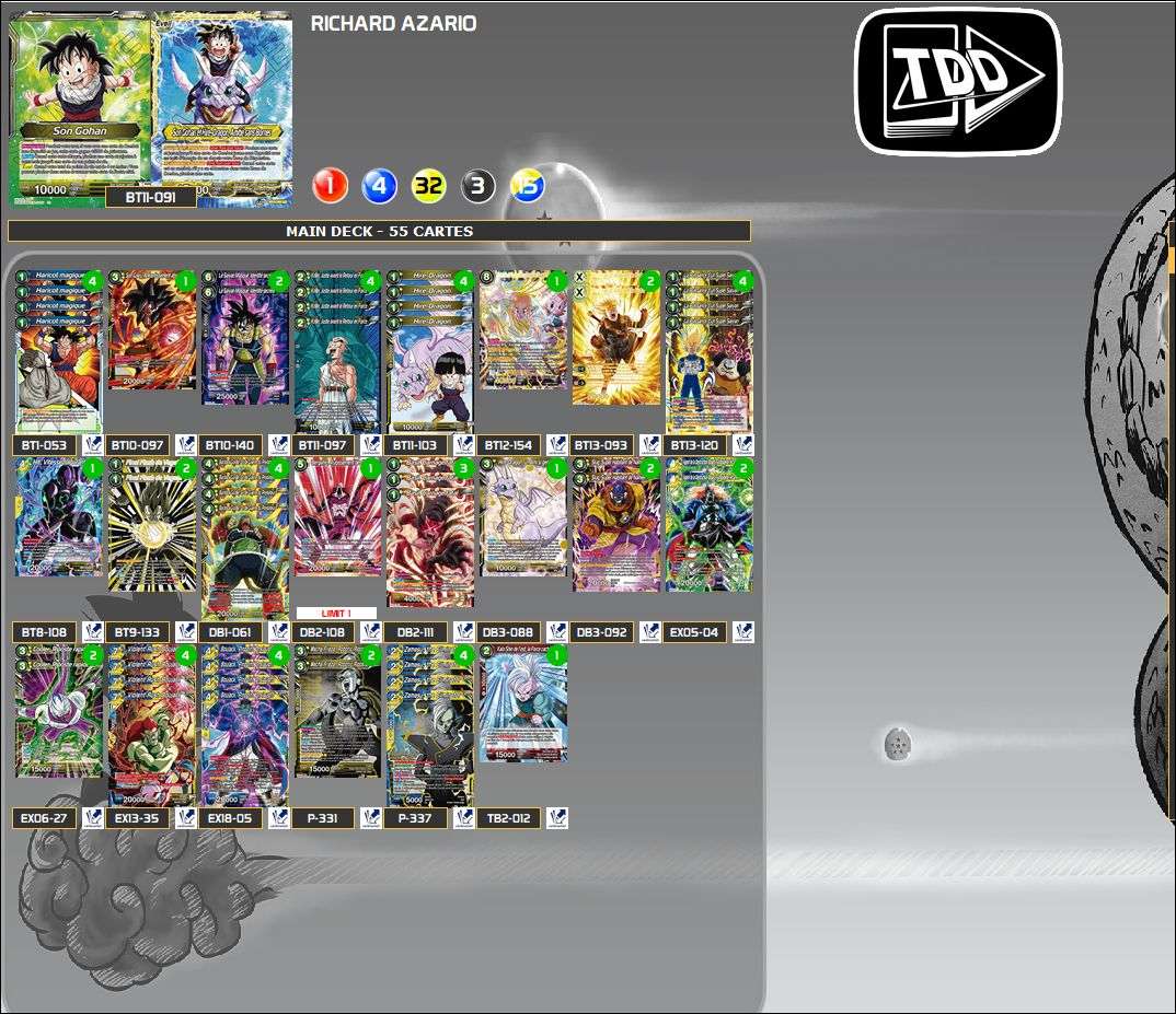 Decklist de Richard Azario