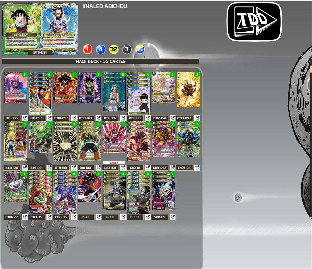 Decklist de Khaled Abichou