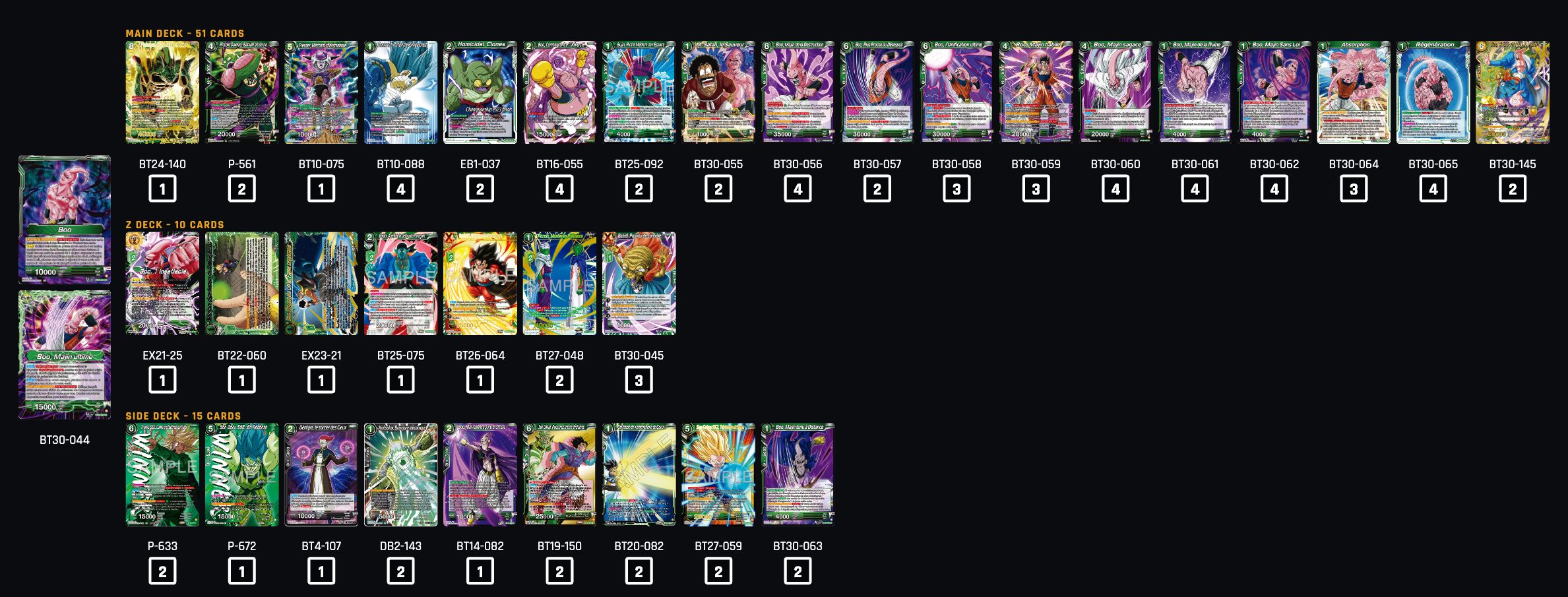 Decklist de Jayson Scott