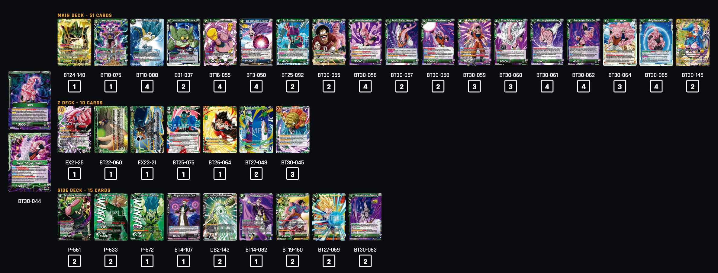 Decklist de Jayson Scott