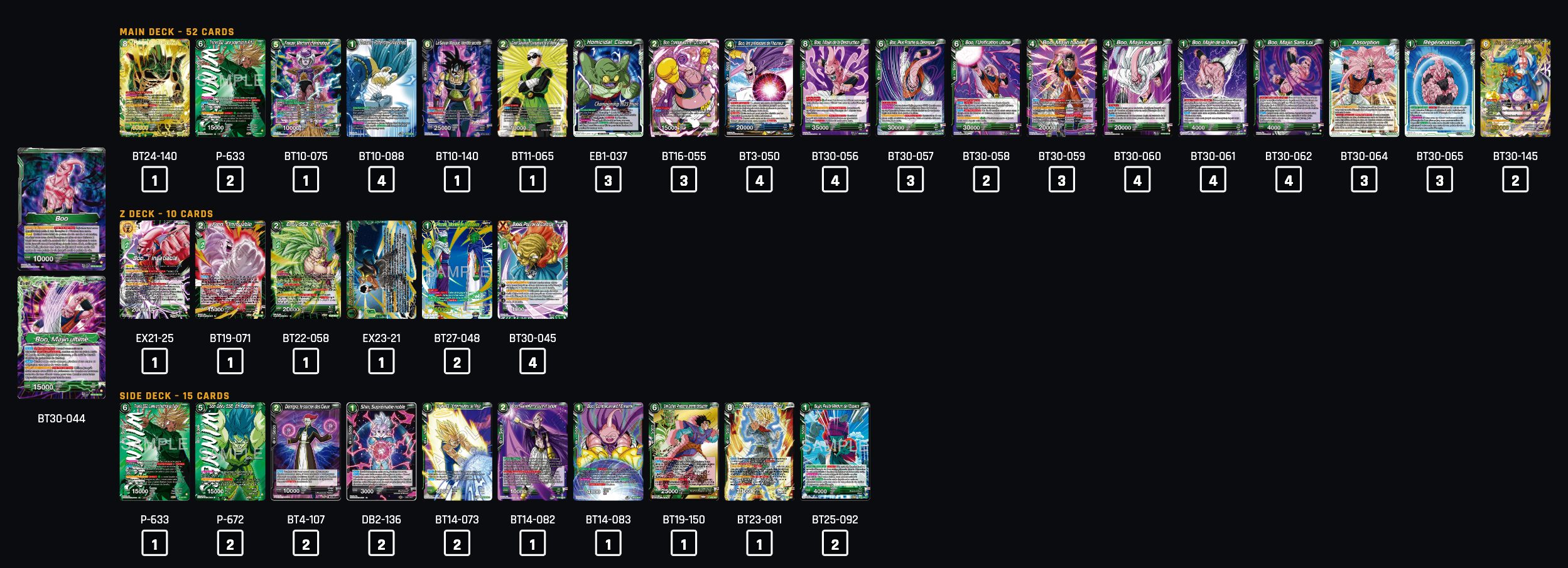 Decklist de Jdeggendorf