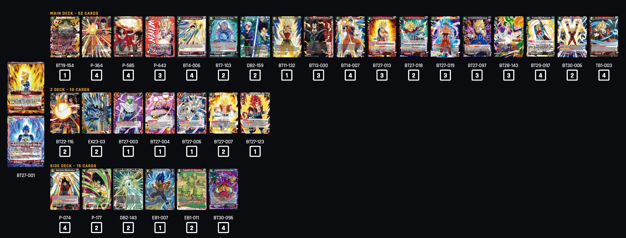 Decklist de Gutts