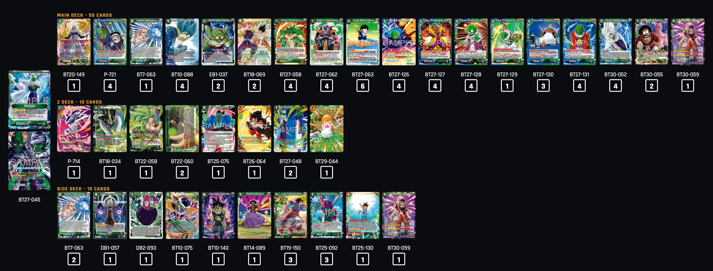 Decklist de Julian Dos Santos