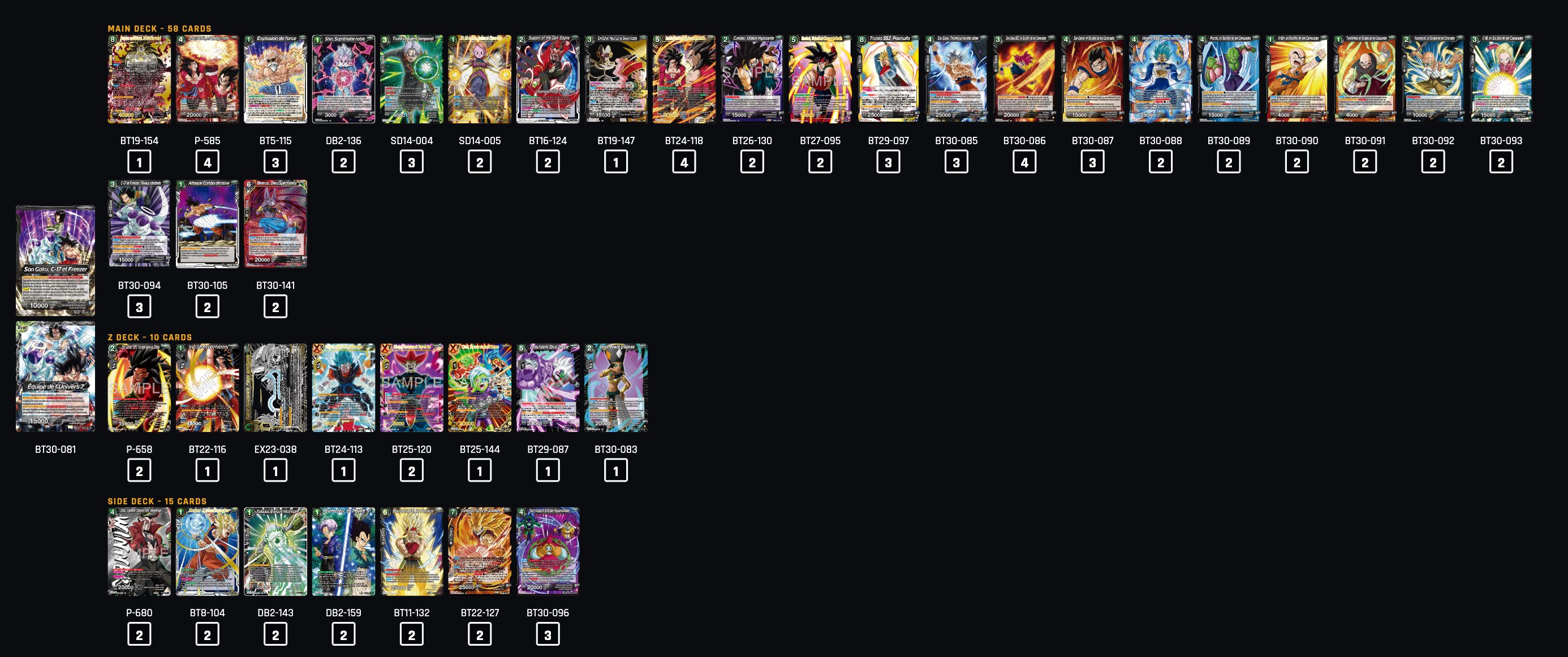 Decklist de Bluechaos
