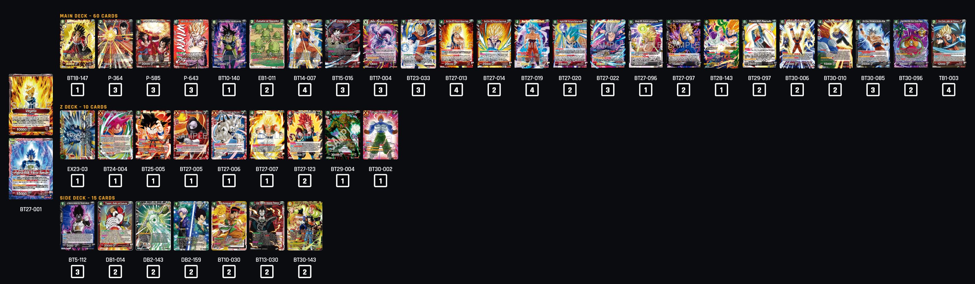 Decklist de Eric hill