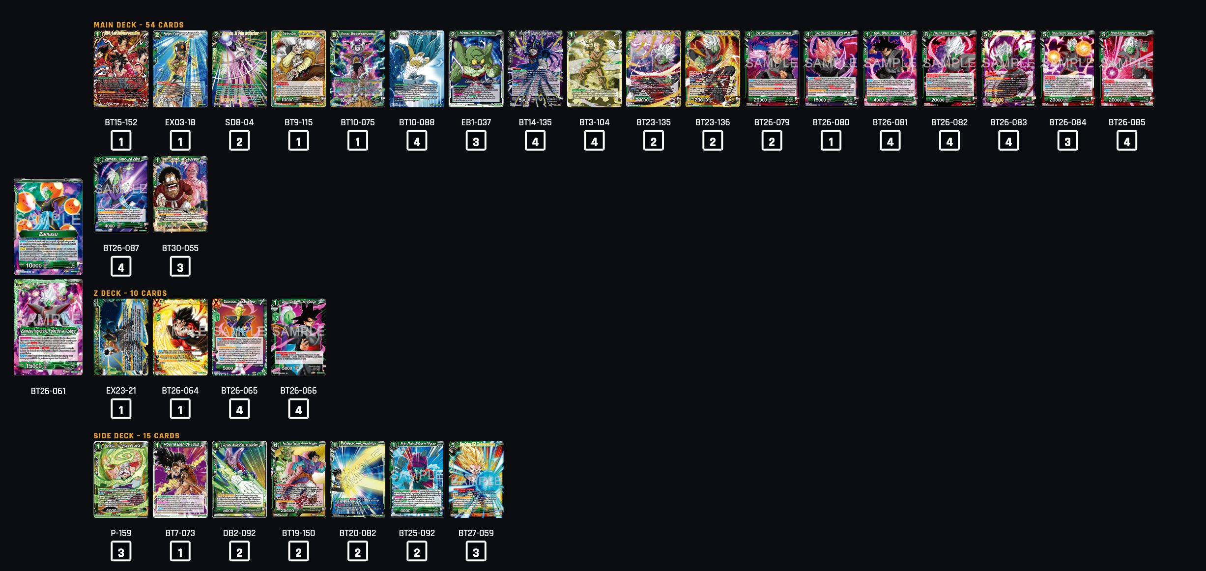 Decklist de supahboiiiii
