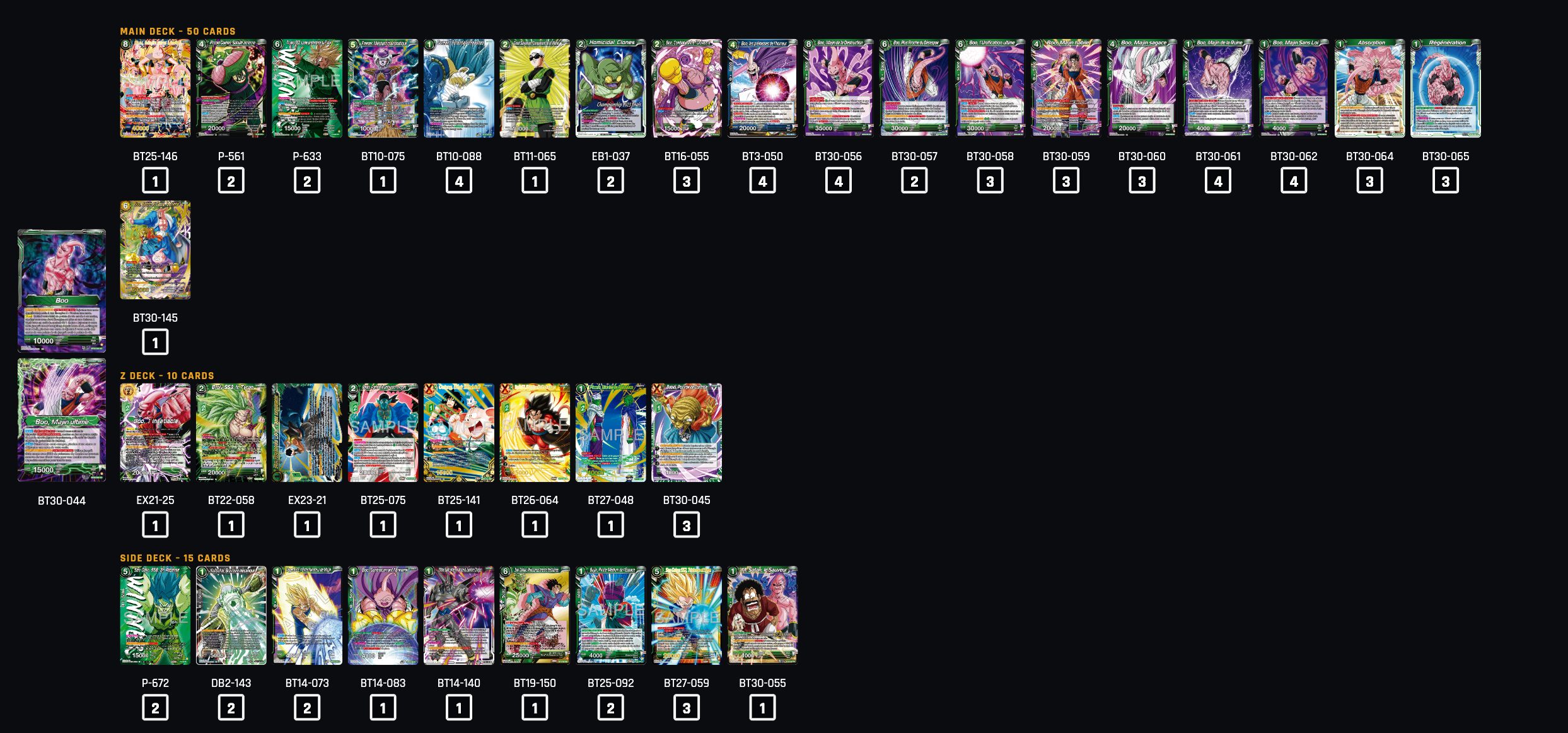 Decklist de Thomas Mergem