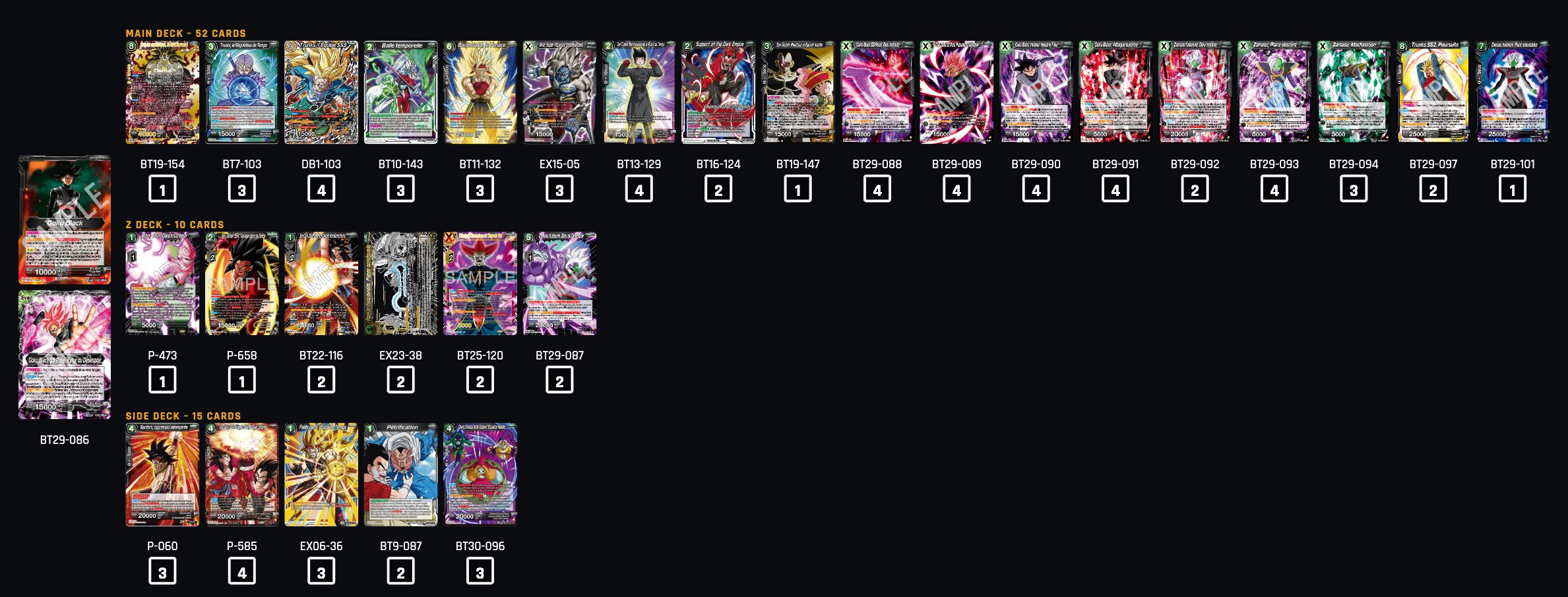 Decklist de Admiral Moody