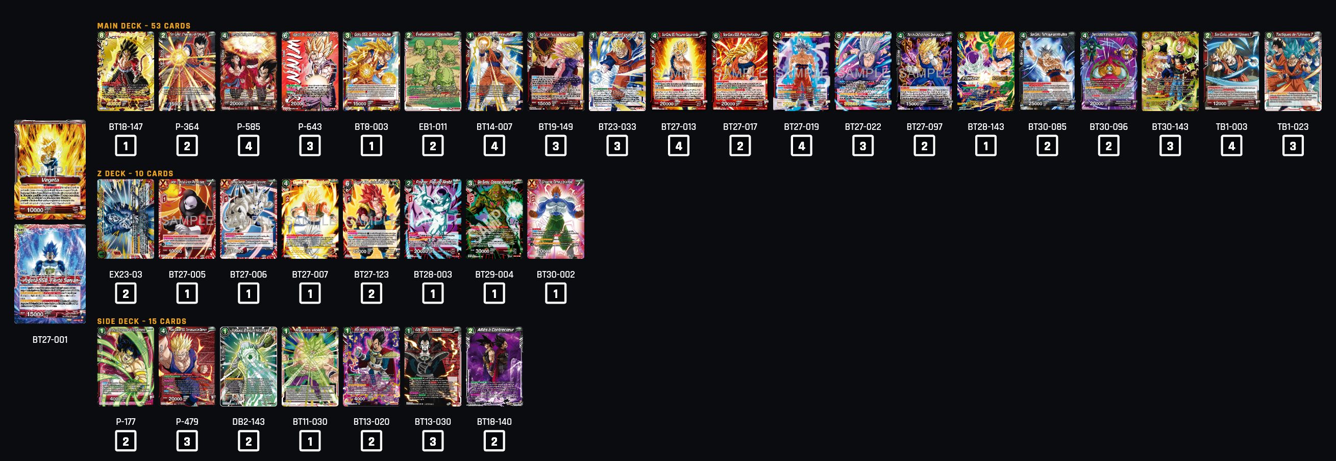 Decklist de Black Wolf