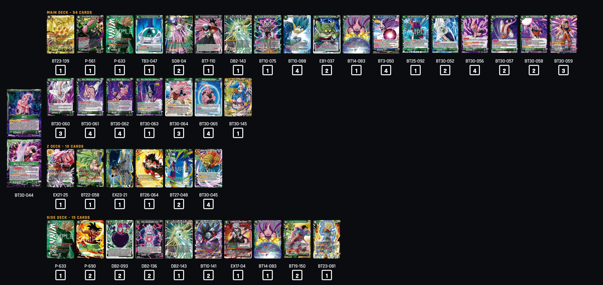 Decklist de C-Lo