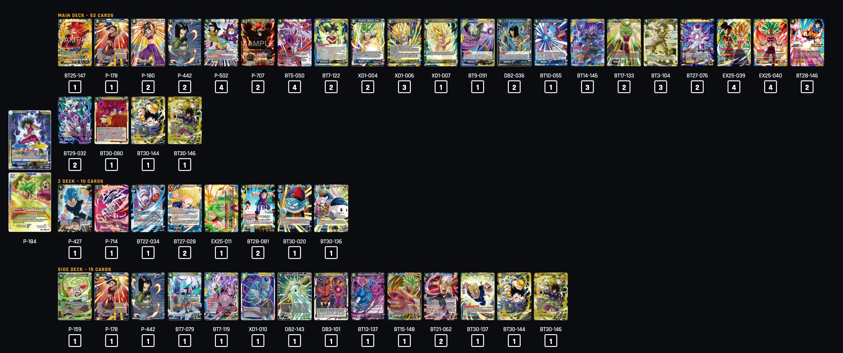 Decklist de Reikio